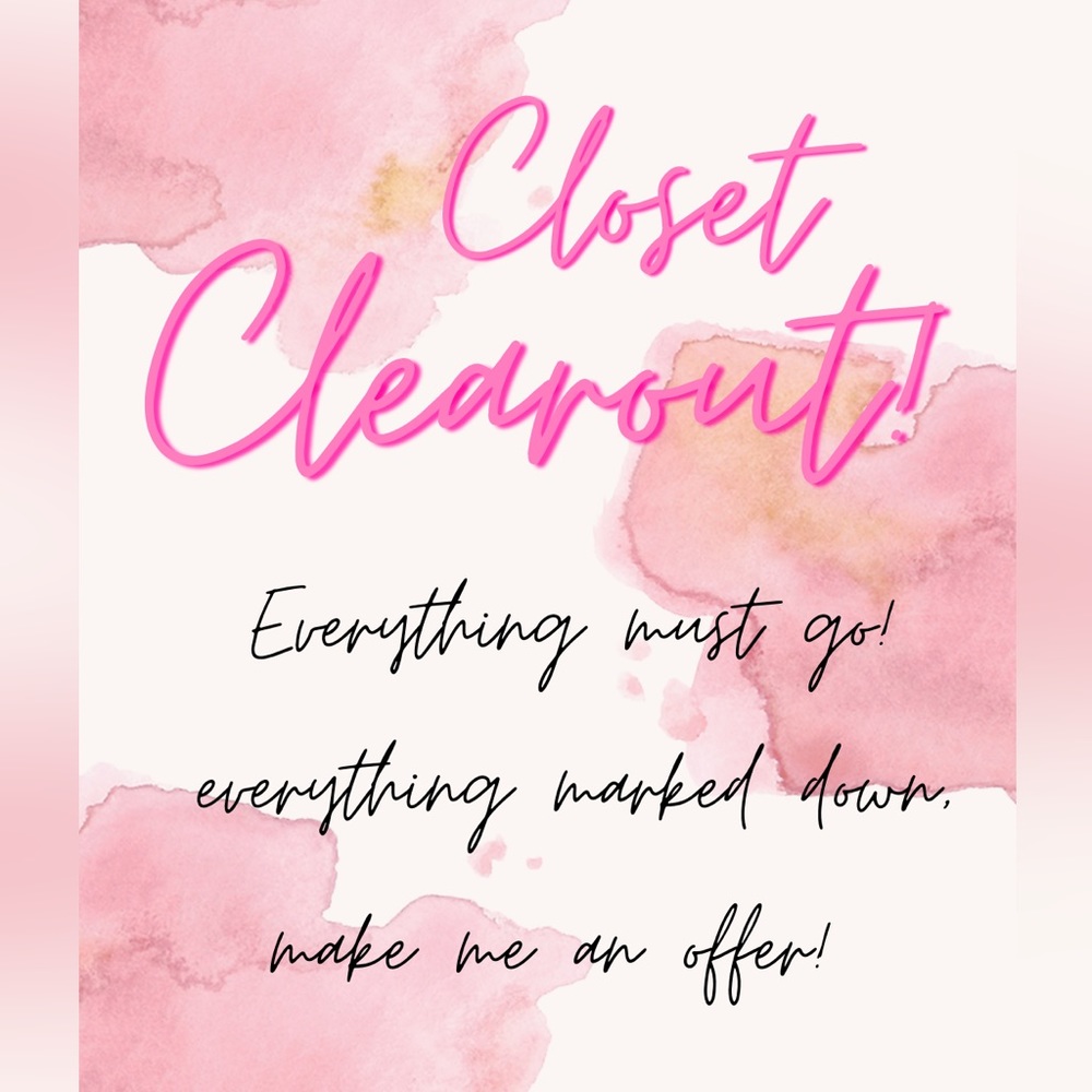 Closet Clear out!!!!